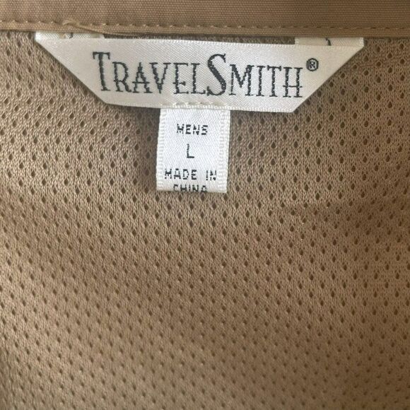 Travelsmith Mens Fishing Vest Cargo Hunting Shooting Utility Large - Picture 3 of 4